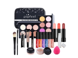 Set De Maquillaje Popfeel Con Neceser Para Chicas Principiantes.