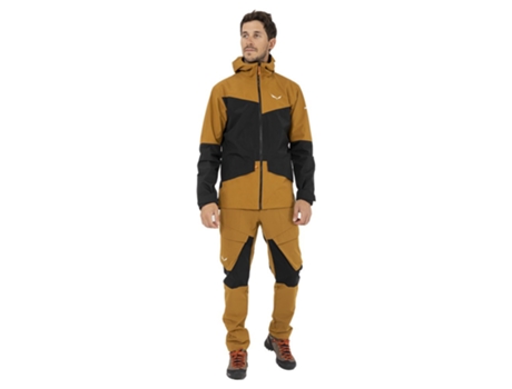 Calça SALEWA Calças Cargo Puez Durastretch Warm Castanho S Homem