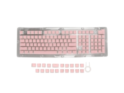 Teclas Pbt Pudding, 130 Teclas, Altura Oem, Translúcidas, Para Teclado Mecánico Diy, Color Rosa.