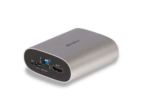 Adaptador HDMI LINDY 38368 Plateado