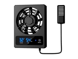 Ventilador De Refrigeración Inteligente Para Terrario De Reptiles Con Pantalla Led, Potente Flujo De Aire, Ventilador De Refrigeración De Bajo Ruido.