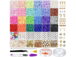 Kit Para Hacer Pulseras De Cuentas De Arcilla De 6000 Piezas, Un Gran Regalo Para Adolescentes Siurn