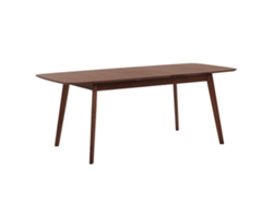 Mesa de comedor BELIANI Madox de MDF Madera oscura 75x150x75