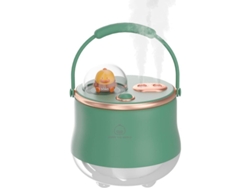 Humidificador De Vapor Frío, Portátil De 400 Ml Con Batería De 1200 Mah, Dos Estilos De Mariposa Ajustables, Luz Verde Cálida.