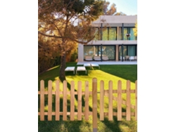 Vallas De Madera Para Jardín | Puerta De Madera De Pino Para Exterior Madera 80 X 100 Cm - Puerta