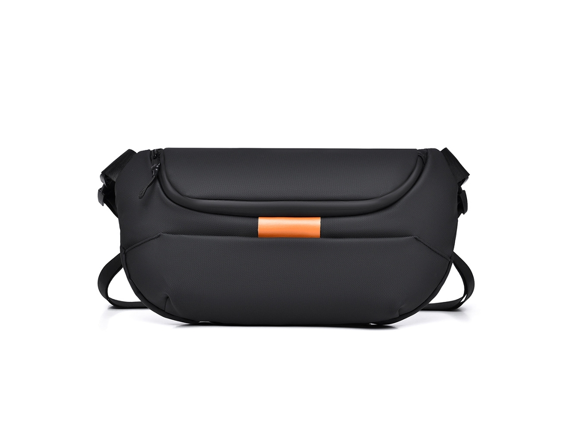 Bolso Bandolera Para Hombre (negro), Bolso De Pecho Estilo Urbano, Bolso De Hombro