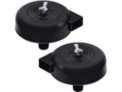 2 Filtros De Compresor, 16mm 3/8pt Hilo Macho Silencioso Para Compresor De Aire (negro)