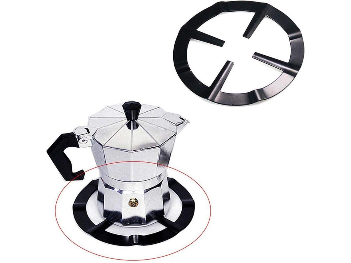 Soporte De Acero Para Cafetera Moka, Base Para Cocina De Gas, Accesorio De Cocina, 13,3 Cm De Diámetro.