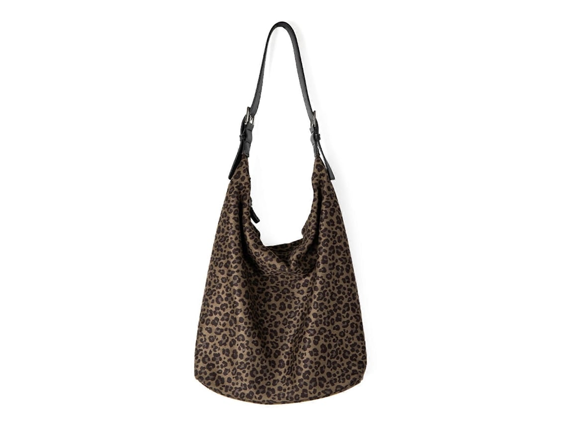 Bolso de viaje Hengrongshen para mujer con capacidad de leopardo y asa de una sola axila