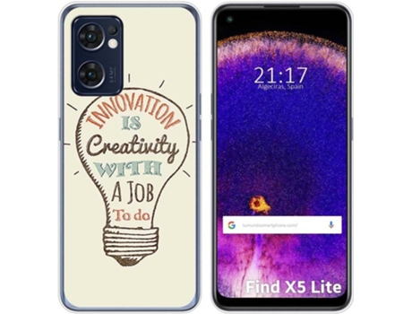 Carcasa Oppo Find X5 Lite 5G TUMUNDOSMARTPHONE Dibujos Creativity Multicolor