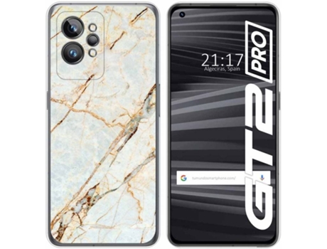 Carcasa para Realme GT 2 Pro 5G TUMUNDOSMARTPHONE Dibujos Mármol 13 Multicolor