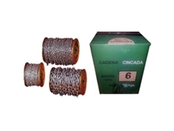 Cadena de   6,0 mm   bobina 25 kg.  (aproximadamente   39 mts)