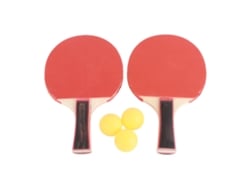 Kit De Raquetes De Tênis De Mesa Com Bolas Abs Portátil Em Mogno Para Profissionais