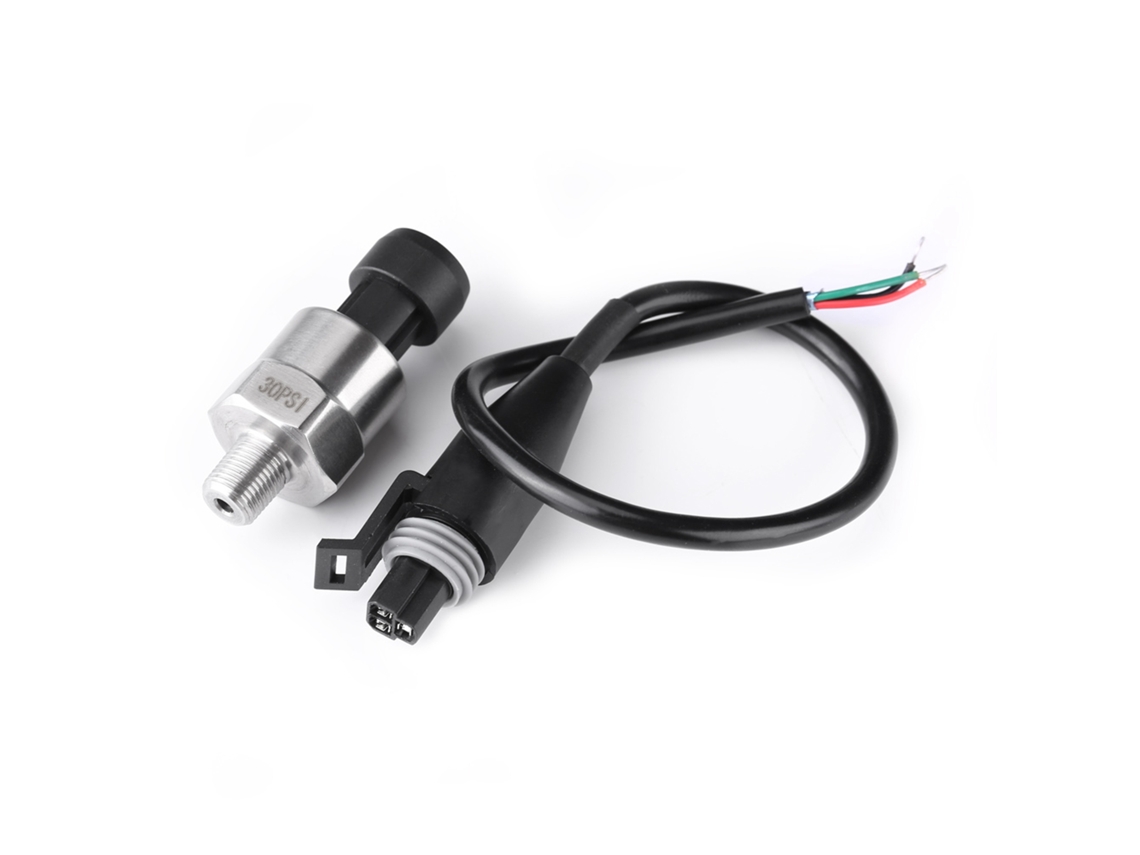 Transductor Sensor De Presión De Acero Inoxidable Para Combustible, Aire Y Agua - 30 Psi
