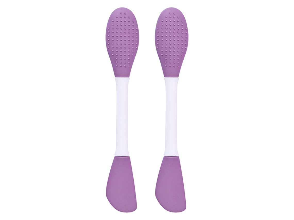 Cepillo De Limpieza Facial De Silicona Suave, Multifuncional, Con Aplicador De Doble Punta Para El Cuidado De La Piel, Ideal Para Aplicar Mascarillas