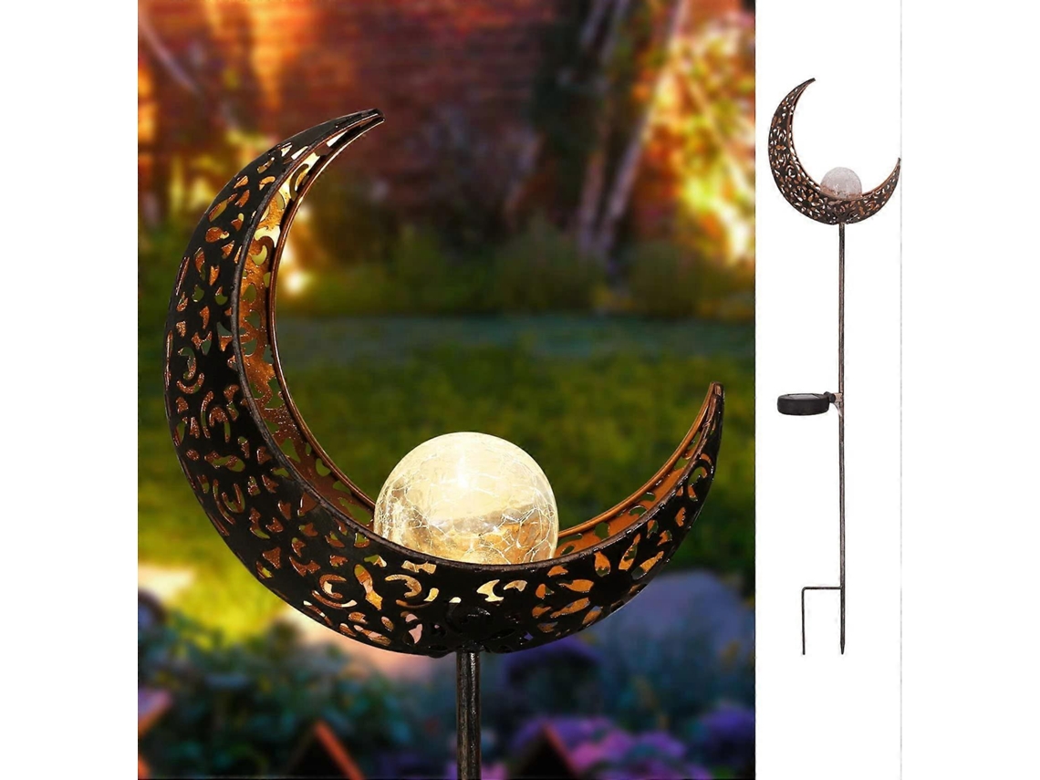 Rebe-luz De Jardín Solar Exterior Color Bronce