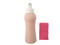 Lavadora vaginal de PP segura y práctica, de 500 ml, diseño ergonómico, para higiene perineal y posparto, modelo de cabezal recto.