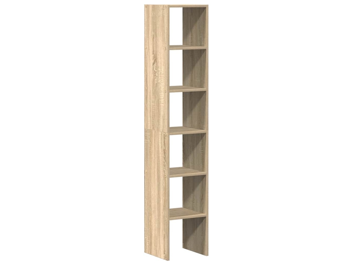 Juego de 2 estantes apilables Derivative Wood Sonoma MAISON EXCLUSIVE (30x30x80 cm)