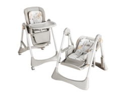 Trona para bebé, versatilidad 3 en 1, diseño plegable que ahorra espacio, 8121 gris OEM