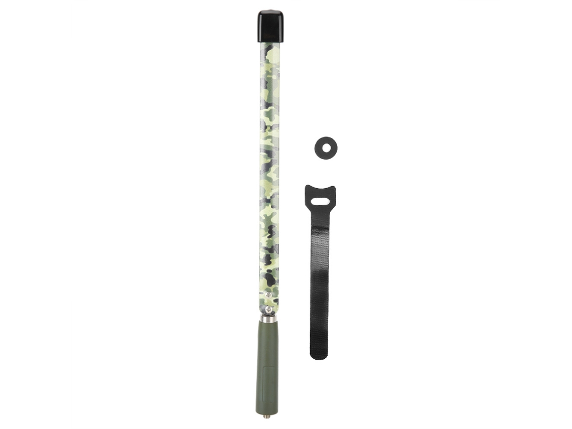 Antena Corta Plegable De Acero Sma Hembra De 33 Cm Para Radio Walkie-talkie Táctica - Camuflaje