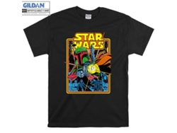 Camiseta Rockinstone Star Wars Boba Fett Fires Graphic（xl）