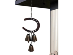 Campana De Viento, Aleación Inoxidable, A La Luz, Decoración Compacta, Decoración De Pared Con Herradura, Para Familia,