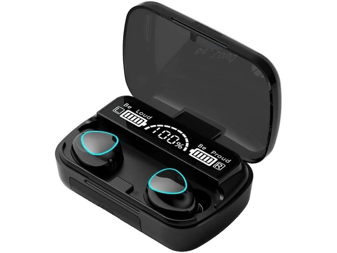 YEMAESRE Auriculares Sin Estéreo Compatibles con Samsung YEMAESRE Bluetooth Impermeables Negros