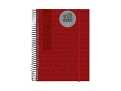 Agenda FINOCAM ESPIRAL E10 2022-2023 Rojo Escolar (15,5 x 21,2 cm)