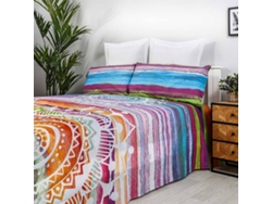 Juego de Sábanas COTTON ARTEAN Mandala (Multicolor - Cama de 150 cm - Algodón)