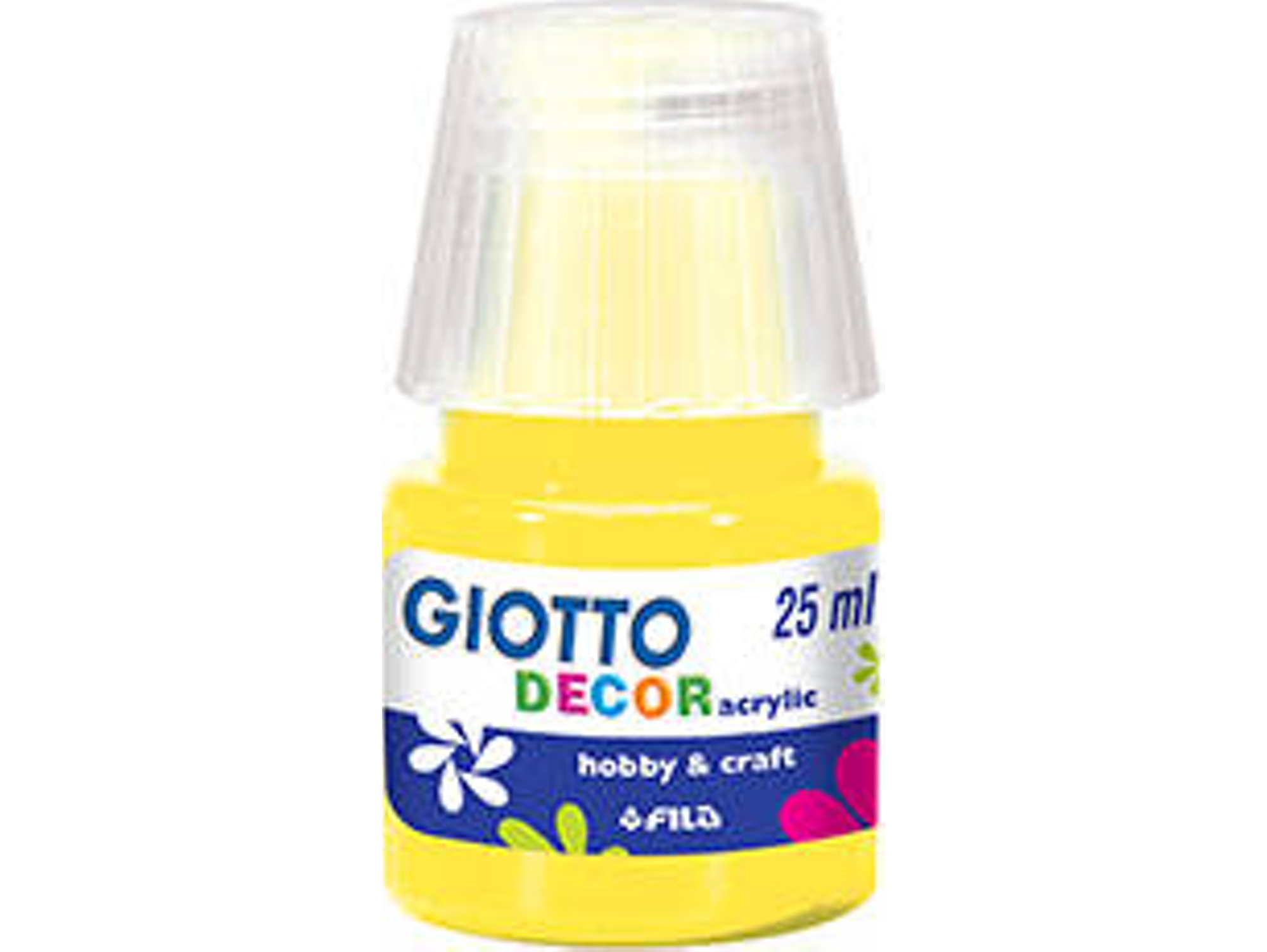 Pintura para Carteles Líquido GIOTTO Decor Acrílico Amarillo (25ml)