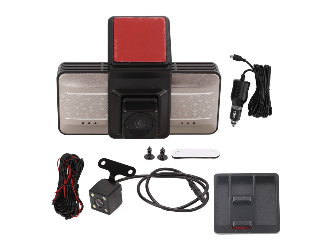 2026-grabador De Conducción Para Coche, Cámara Dvr Dual Frontal Y Trasera, Dash Cam Para Automóvil