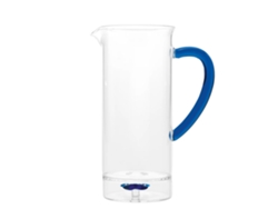 Zafferano Teca Mare Vaso Alto De Cristal De Borosilicato Soplado, Diseño De Estrella De Mar Elegante Para Mesa Y Bebidas, Gran Durabilidad