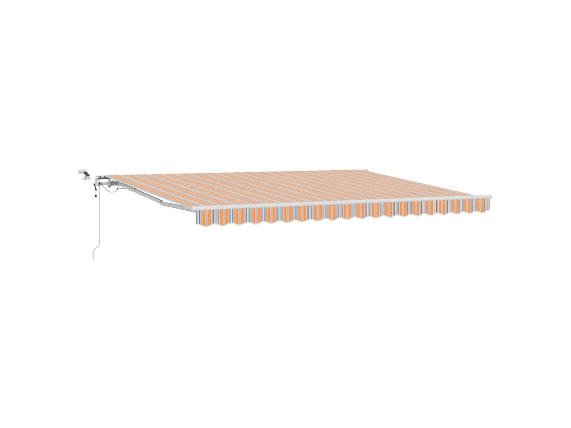 Maison Exclusive - Toldo Retráctil Multicolor 450 X 300 Cm Poliéster Y Metal