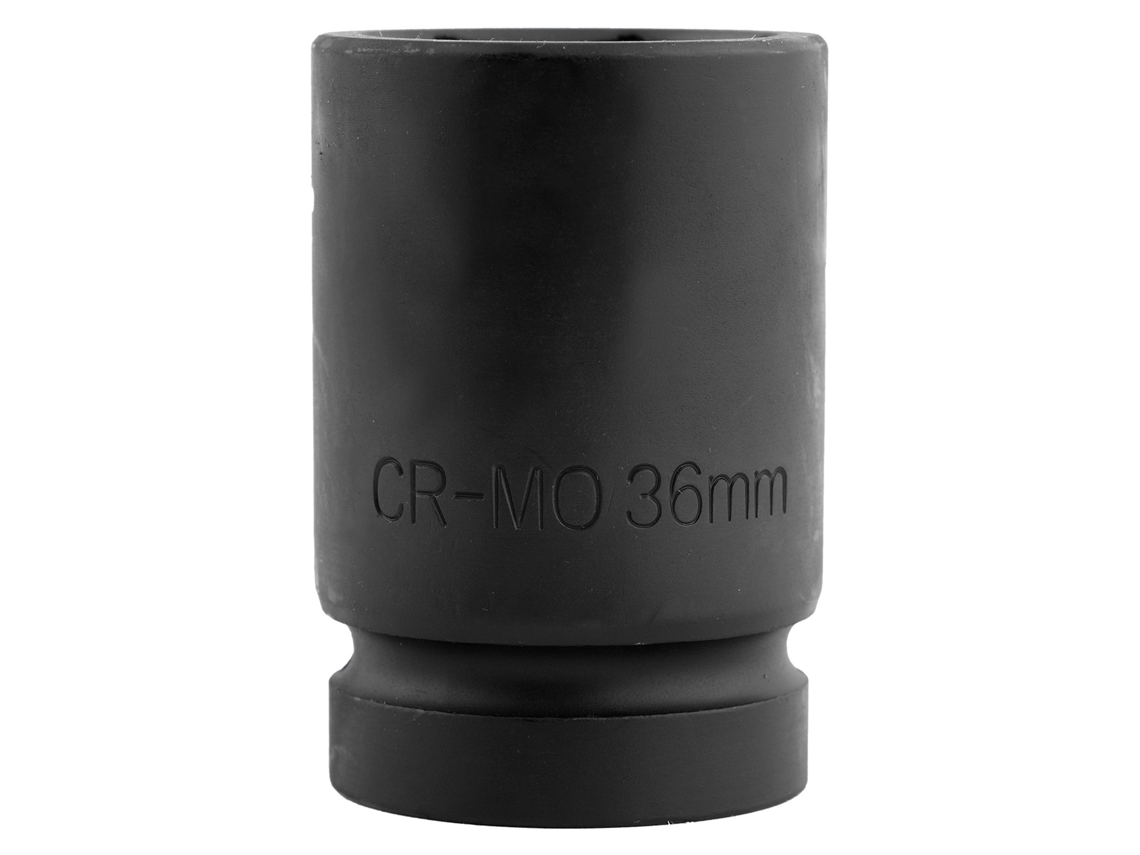 Llave de impacto neumática de 1 pulgada, casquillo hexagonal reforzado, longitud de 80 mm, H36