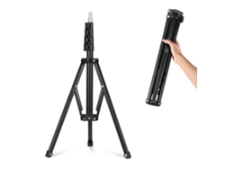 Soporte de luz portátil Neewer de 71/180 cm para anillo de luz y reflector, para transmisión en vivo, vlogs y grabación de video.
