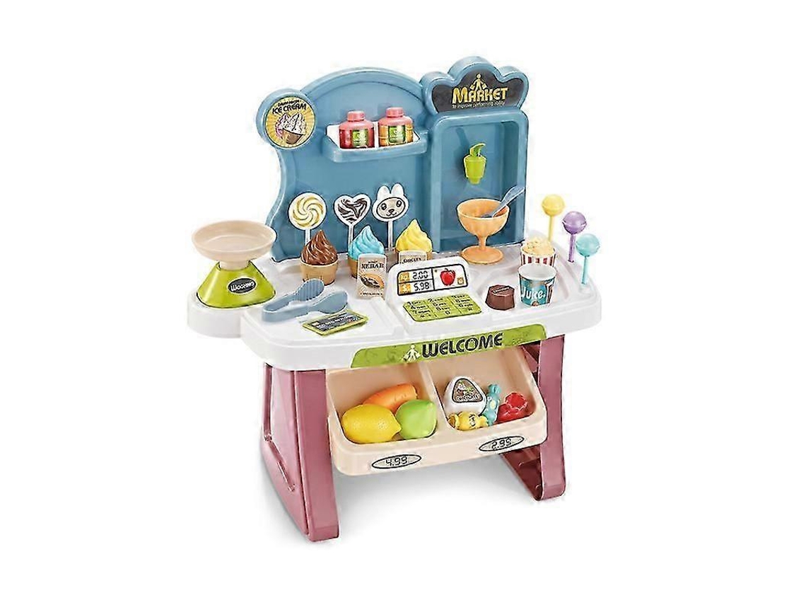 Juguete de mesa infantil que simula un supermercado, ideal para jugar a las casitas, regalo de cumpleaños o Navidad, 1 unidad, Hengjian