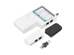 Probador De Cables De Red Nf-3468 4 En 1 Para Rj11, Rj45, Usb Y Bnc Con Detección De Línea Y Medición Precisa.
