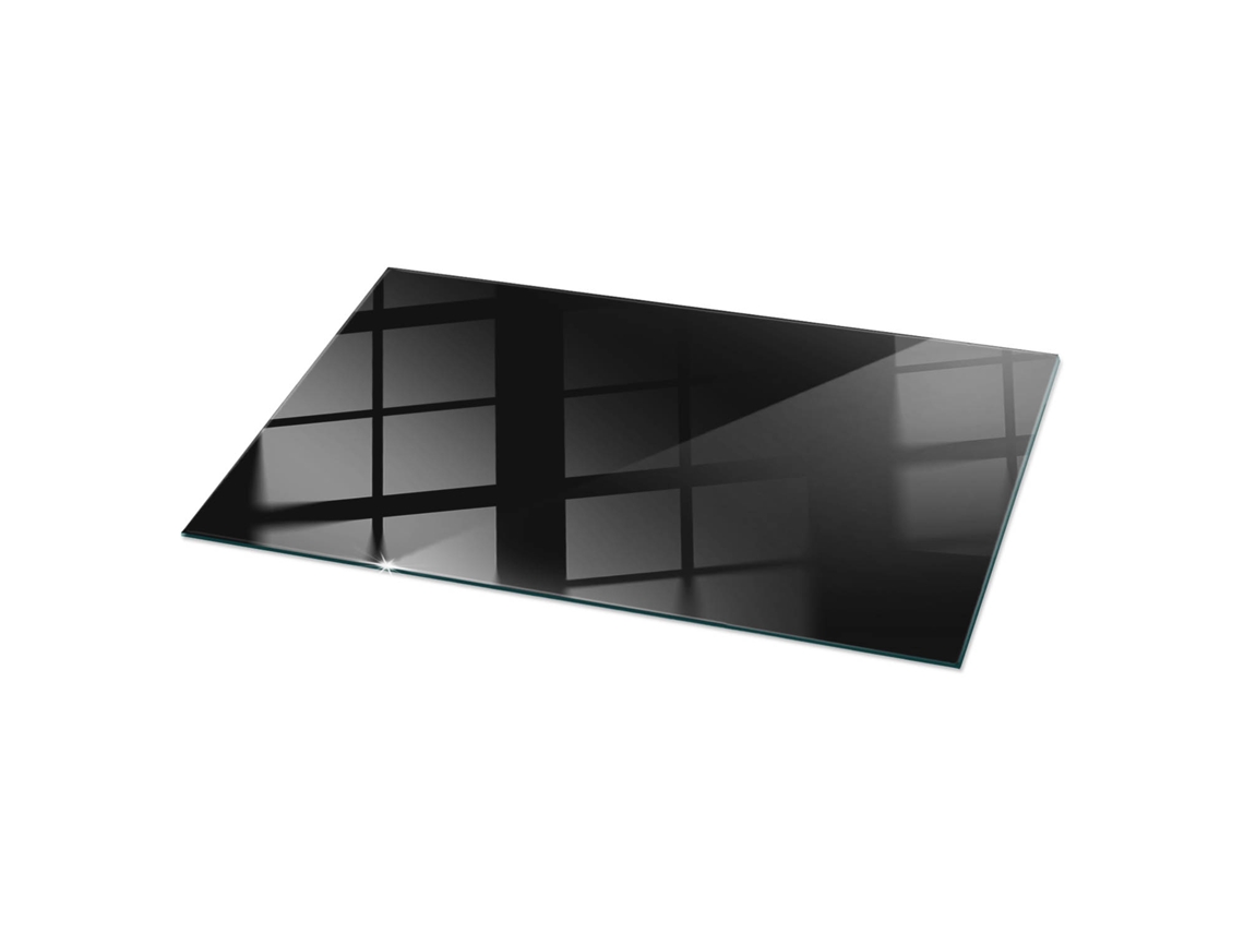 Espejo de sobremesa rectangular de cristal (100 x 50 cm - Negro liso)