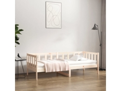 Sofá Cama Sin Colchón Madera Maciza De Pino 90x190 Cm