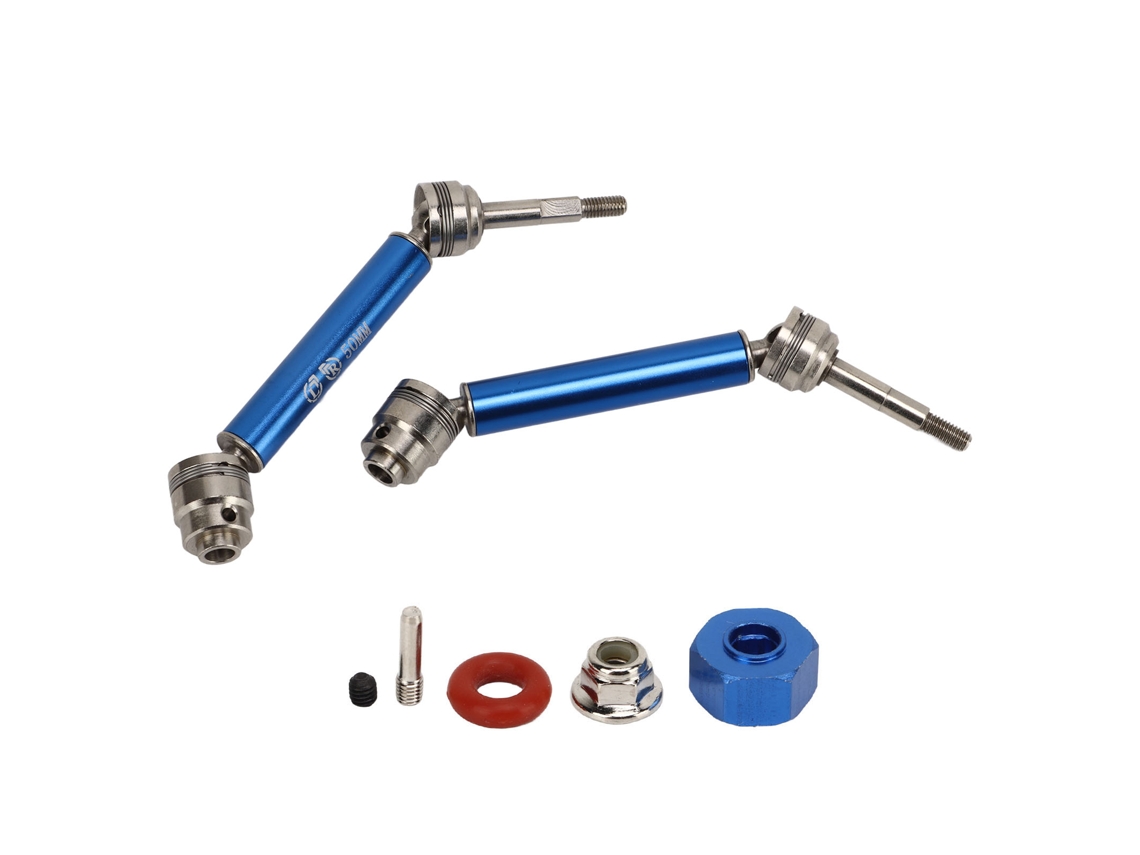 Eje Trasero Cvd De Acero Y Aluminio De 12 Cm Para Traxxas Slash 1/10 Azul