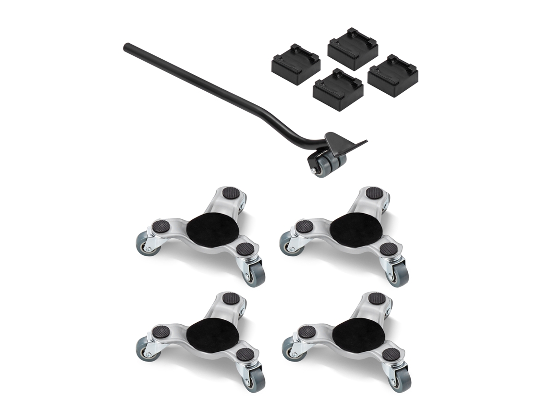 Juego De 3 Ruedas Con Plataforma Rodante Para Muebles Succebuy De 440 Lb
