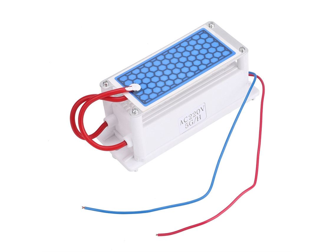Generador De Ozono Portátil De 5 G/h, Purificador De Aire Y Agua Con Placa Cerámica De 220 V.