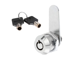Cerradura Tubular De Aleación De Zinc Para Cajón, Buzón, Caja De Herramientas Con 2 Llaves 20mm