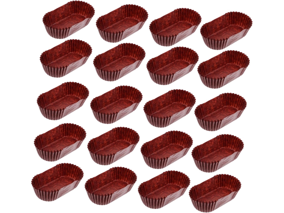 1000 Unidades, Papel, Moldes Ovalados Para Cupcakes De Chocolate