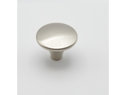 Pomo Para Mueble De Zamac D 30 Mm Níquel Cepillado Paquete De 10