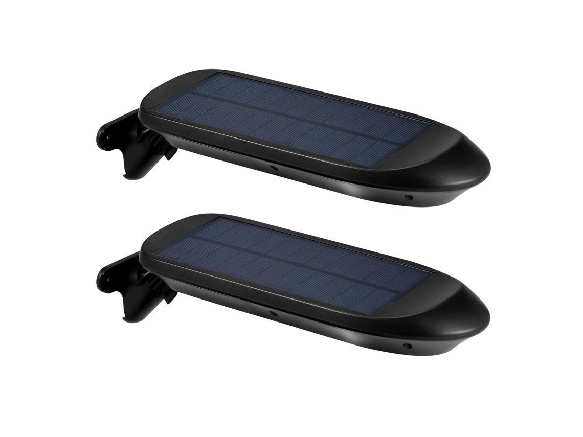 2 Apliques Solares De Pared Con Sensor De Movimiento, 32 Led, Ip65, Ajustables, Para Jardín, Balcón O Patio.