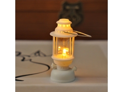 Mini luz LED de noche, adornos de mano, mini linterna de palacio, luz blanca cálida Chennnls