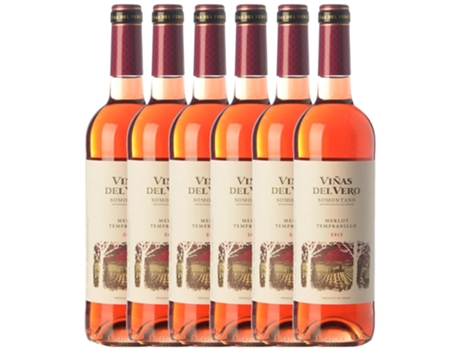 Vino VIÑAS DEL VERO Viñas Del Vero Merlot-Tempranillo Somontano Joven (0.75 L - 6 unidades)