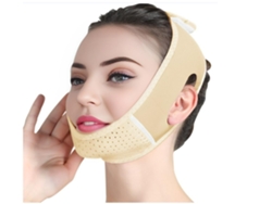 Masajeador Facial V-line Lift Con Correa Para La Barbilla Para Prevenir La Flacidez (amarillo*)