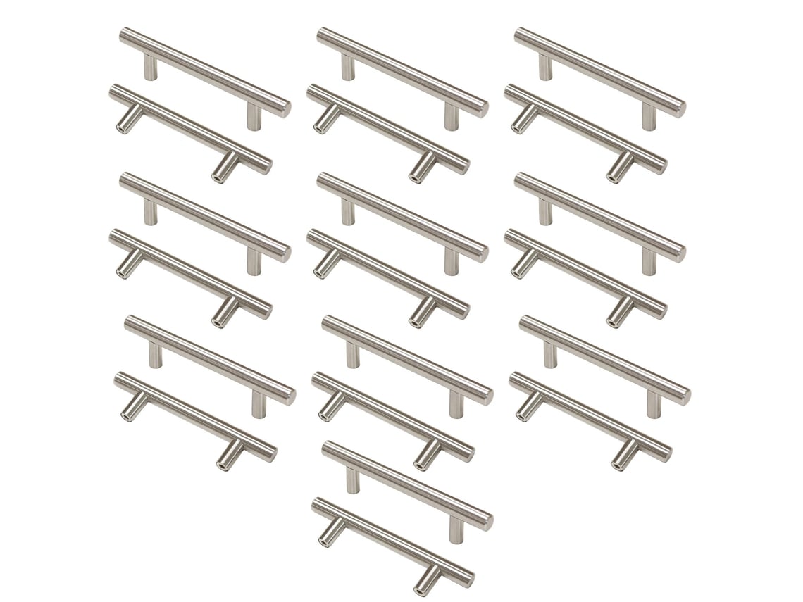 20 Tiradores De Puerta De Cristal En Forma De T, Resistentes A La Corrosión, Decorativos, Robustos Y Prácticos, Para